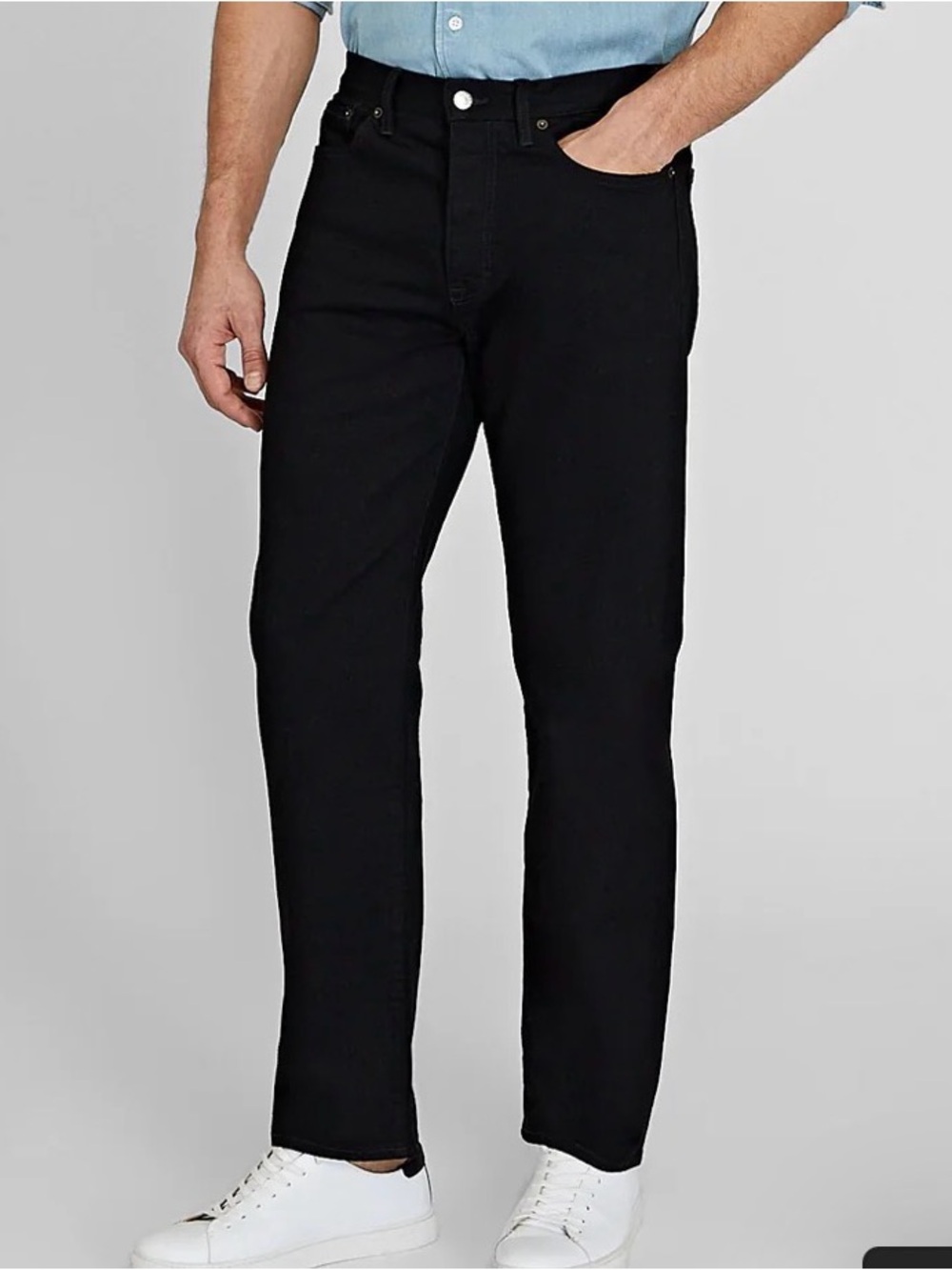 Club Monaco Men's Black Skinny Jeans